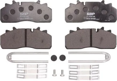 Obrázok produktu pre Sada brzdových doštičiek, kotúčová brzda SBP 07-P29159