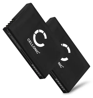 Immagine prodotto di CELLONIC 2x Batteria per Telefono fisso Compatibile con Polycom DECT 5020, DECT 5040, 5020, 84743424 – (950mAh, 3.7V)