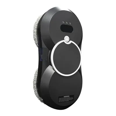 Produktbild von PuRuiKai HCR-10 Fensterputzroboter Schwarz – Smart Glasreinigungsroboter mit Wasserspray & Fernbedienung