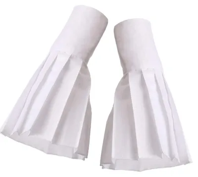 Productafbeelding van Solidchoice - Zwarte Vrouwenhandschoenen met Rimpelmanchetten