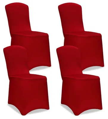 Immagine prodotto di Deuba Coprisedie Stretch Set di 4 Fodere Elasticizzabili Lavabili Fodere Protezione Universali per Eventi Feste Celebrazioni