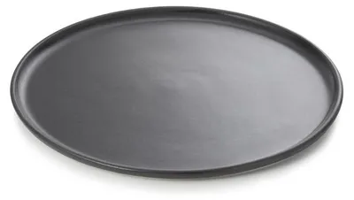 Produktbild von 2x Pizzateller, Ø 36 cm, schwarz, Porzellan