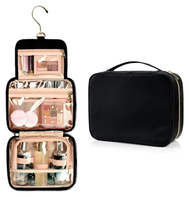 Produktbild von Kulturbeutel Damen & Herren, Kulturtasche Zum Aufhängen Reise Waschtasche für Makeup,Toilettenartikel, Toiletry Bag