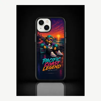 Produktbild von iPhone 14 Hülle Handyhülle Schutzhülle Case mit Pazifikküste Motiv – LUNØIR ©