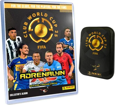 Produktbild von Fifa Club World Cup 2025 - WM Trading Cards Sammelkarten - 1 Mappe + 1 Tin Dose