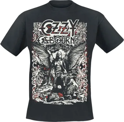 Produktbild von Ozzy Osbourne T-Shirt Herren Angel Goth schwarz XXL