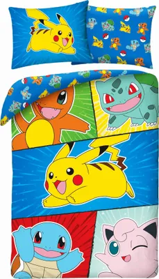 Obrázek produktu pro HALANTEX Povlečení Pokémon game Bavlna, 140/200, 70/90 cm