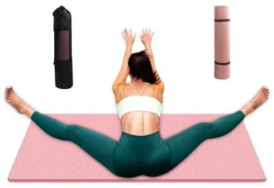 Productafbeelding van Anti-Slip Fitness Pilates Mat Extra Dik 15mm