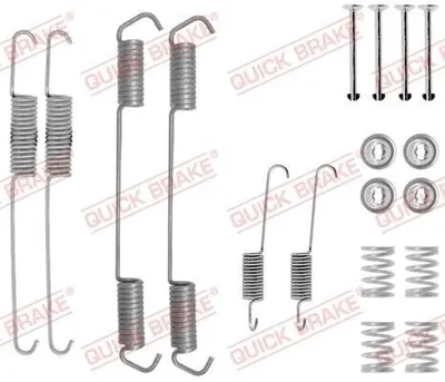 Zdjęcie produktu dla Zestaw montażowy szczęk hamulcowych QUICK BRAKE 105-0689