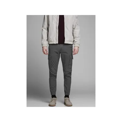 Produktbild von Jack & Jones 12140326, Fracht, Erwachsener, Grau, Baumwolle, Elasthan, Nicht bleichen, Natürliche Trocknung