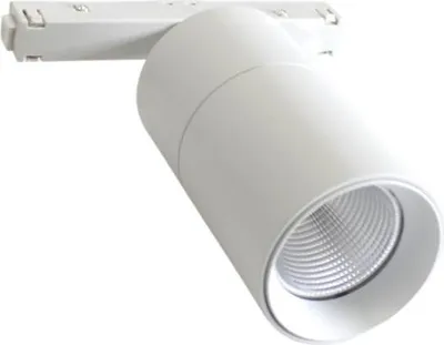 Image de Spot LED sur Rail Magnétique 48V 15W Orientable BLANC - Blanc Neutre 4000K - 5500K