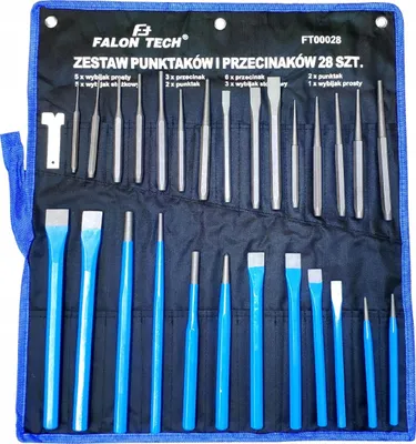 Obrázek produktu pro SADA VYRAŽOVÁKŮ, ŠTÍPÁKŮ A VYRAŽOVÁKŮ, 28 ks