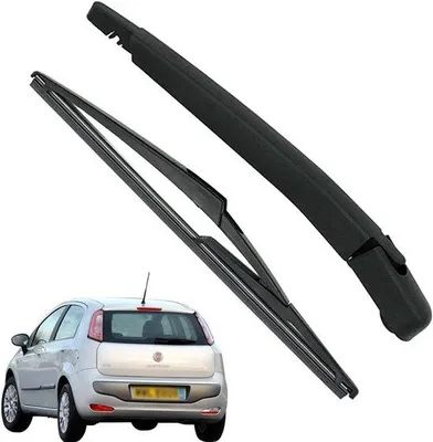 Productafbeelding van Achterruitenwisser voor Grande Punto (2005-2011) - Vervangende arm - Zwart - Auto - Achterruitbediening
