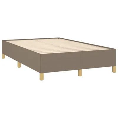 Produktbild von Bettgestell ohne Matratze Taupe 120x190 cm Stoff