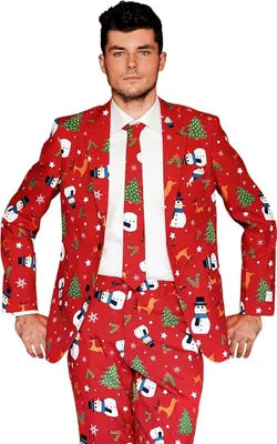 Produktbild von Christmaster Anzug - für Weihnachten Karneval Größe: 48