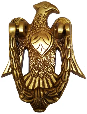 Messing Türklopfer Adler Antik Vintage