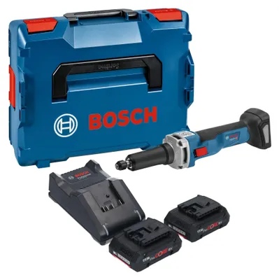 Immagine prodotto di Bosch GGS 18V-23 LC Smerigliatrice diritta professionale a batteria 18 V senza spazzole + 2x batteria ProCORE 4,0 Ah + caricabatterie + L-Boxx