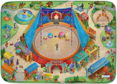 Produktbild von Spielteppich Zirkus ultrasoft 100x150cm