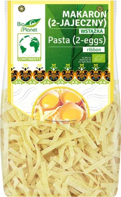 MAKARON (2-JAJECZNY) WSTĄŻKI BIO 250 g - BIO PLANET