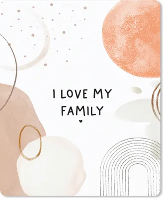 Produktbild von MuchoWow® Mauspad Mousepad Ich liebe meine Familie - Zitate - Sprichwörter 19x23 cm - Mousepads - Maus Mat - Pad - Mausunterlage - Mauspads - Spielen