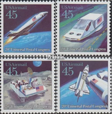 Produktbild von Briefmarken USA 1989 Mi 2068A-2071A (kompl.Ausg.) postfrisch Kongress Weltpostverein