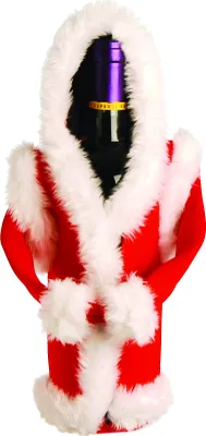 Produktbild von Excelsa Flaschendeckel Christmas Neopren 32,5xH7x16,5 cm Rot