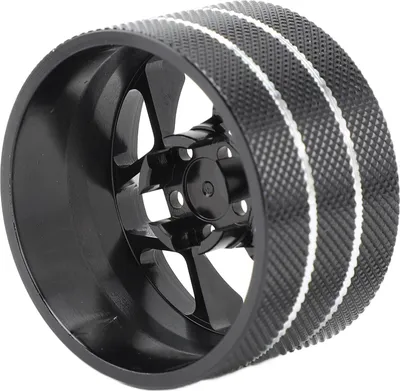 Imagen del producto de Volante metálico para transmisor, compatible con Futaba, Dumborc, RadioLink y Wfly, color