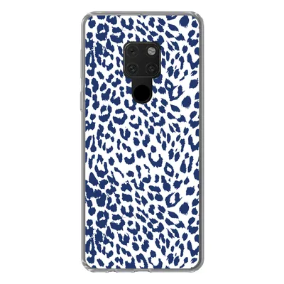 Produktbild von MuchoWow® Handyhülle Schutzhülle Hülle für Huawei P40 Lite Panther Druck - Blau - Abstrakt Silikon Softcase Handy Hülle - Handy