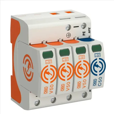 Obrázok produktu pre OBO CombiController, V50, trojfázový, s NPE, 28,0 V, 1 ks.