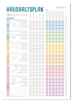Obrázek produktu pro paper&you Stolní blok pro rozpočet domácnosti, formát A4