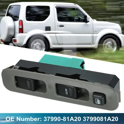 Image de Interrupteur Lève Vitre pour Suzuki Jimny FJ 1998-2015 Principal Fenêtre Commutateur Contr?le Pilote C?té 37990-81A20
