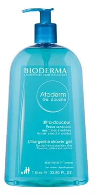 Produktbild von Bioderma Atoderm Deep Moisturizing Shower Gel mit pflanzlichen Ölen für trockene Haut, 1000ml