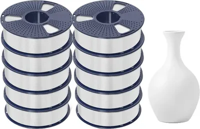 Obrázok produktu pre <SUNLU PLA Meta 3D filament, priemer 1,75 mm, teplota tlače 180-195 °C, PLA-Meta White