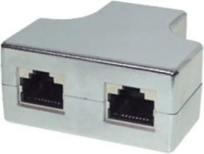 Produktbild von cat. 5e Patchkabeladapter RJ45 Buchse/2x Buchse