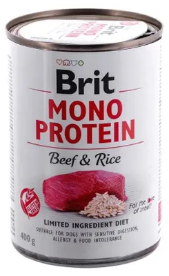 Produktbild von BRIT Mono Protein Rindfleischreis 24x400g