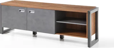 Produktbild von Lowboard Detroit - Industrial Stirling Oak