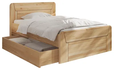 Produktbild von home24 Massivholzbett - Braun