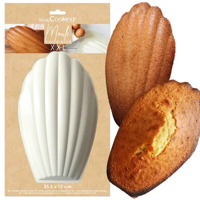 Image de Moule à madeleines XXL antiadhésif de la marque ScrapCooking