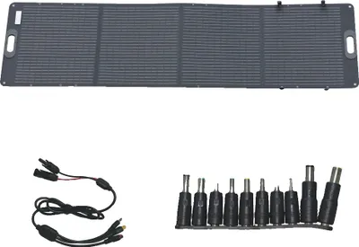 Obrázek produktu pro Přenosný solární panel, výkon 200 W, flexibilní design, SPC200W