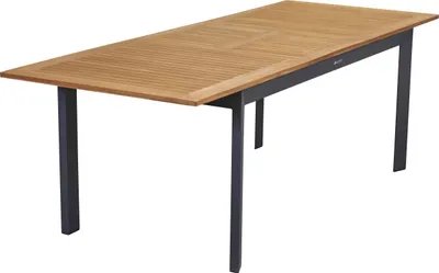 Produktbild von LC Garden »Unicamo« Ausziehtisch anthrazit/Teak 180/240cm Gartentisch Terrassentisch