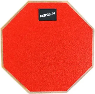 Obrázok produktu pre keepdrum DP-RD Cvičná podložka pod bicie Red Cvičná podložka s 8 mm závitom