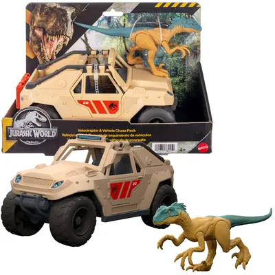 Obrázek produktu pro Jurassic World JMR67, Autíčko s postavičkou, 4 rok/roky, Plast, Vícebarevný