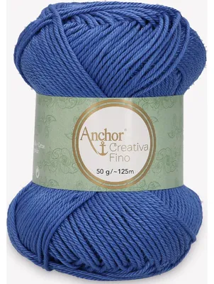 Immagine prodotto di Anchor Creativa Fino – filato in cotone mercerizzato per uncinetto (color 00261)
