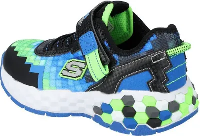 A side view of a child's sneaker.