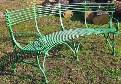 Immagine prodotto di Panchina da giardino in ferro battuto Casa Padrino 1,9 x 0,48 x h. 0,9 m - nostalgia vintage