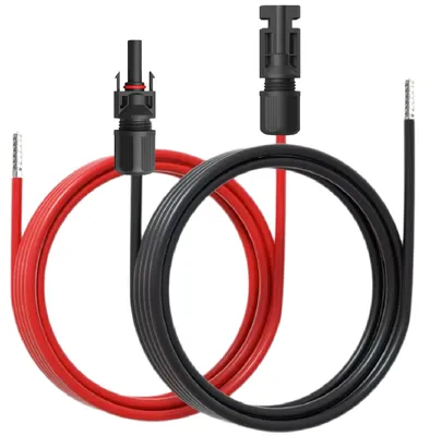 Produktbild von Solarkabel Verbindungskabel 4mm² 6mm² Stecker 1500V für Laderegler Solar KabelSteuersatz:19%;Solarkabel Länge:2x 40M 4mm²