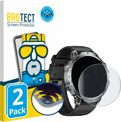 Produktbild von 2x BROTECT Fullscreen Schutzfolie für LIGE EF13 1.85" Displayschutz Folie Fullcover Matt Entspiegelungsfolie