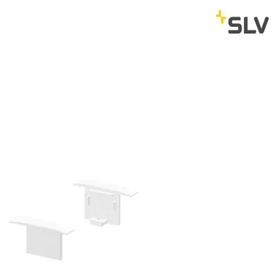 Imagen del producto de SLV 1000473 GRAZIA 10: Perfil de instalación, tapas finales, 2 unidades, color blanco