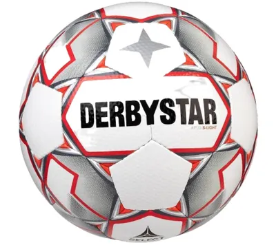 Produktbild von DERBYSTAR Apus S-Light 290g Leicht-Fußball weiß/grau/rot 5