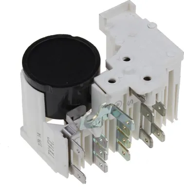 A close-up, isolated shot of an electrical component.
